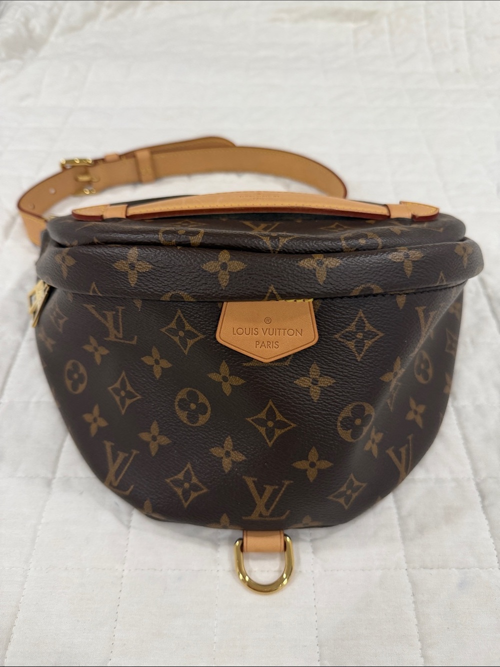 Louis Vuitton Monogram Canvas Crossbody Bumbag in Brown